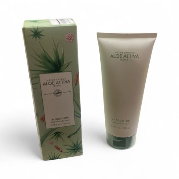 Natur Unique Aloe Attiva Italia 4x Bodylixir Waterless Body Serum 6.75 fl oz - Picture 1 of 1